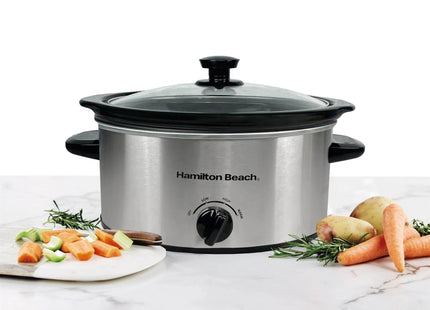 Hamilton Beach The Comfort Cook 3.5L Slow Cooker – Silver