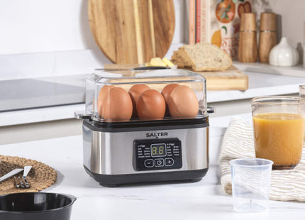 Salter 3 in 1 Digital Egg Cooker – LED Display, Boil, Poach & Omelette Maker