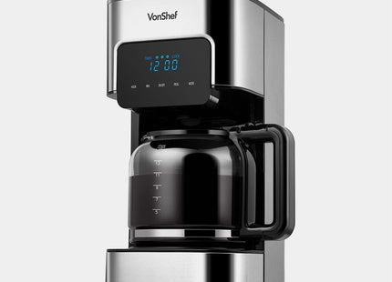 VonShef 1.5L Filter Coffee Machine – 12 Cup Drip Coffee Maker