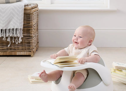Mamas & Papas Snug Floor Seat with Activity Tray - Pebble Grey