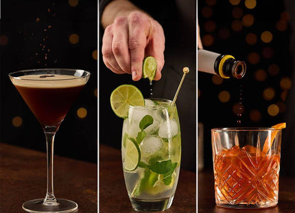 Manhattan Copper Cocktail Shaker Set – 5 Piece Stainless Steel Bar Kit