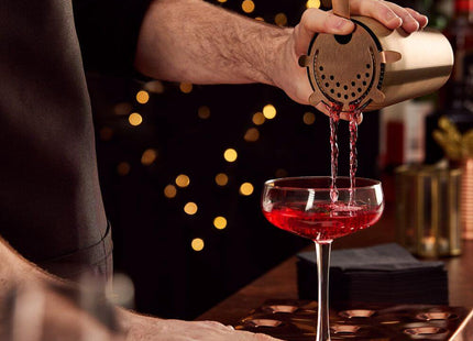 Manhattan Copper Cocktail Shaker Set – 5 Piece Stainless Steel Bar Kit