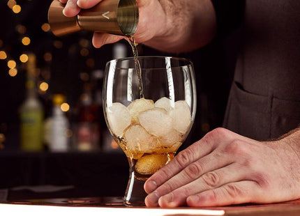 Manhattan Copper Cocktail Shaker Set – 5 Piece Stainless Steel Bar Kit