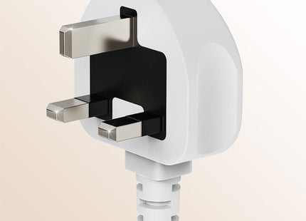 VonHaus 6 Fin Oil Filled Radiator 800W – Portable Electric Heater – White