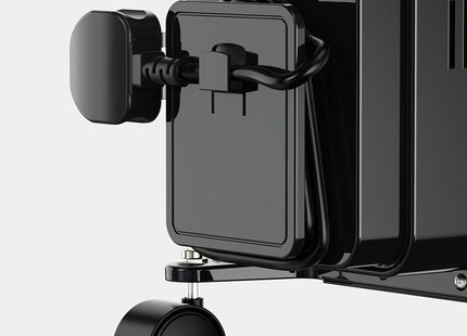 VonHaus 7 Fin Oil Filled Radiator 1500W – Black Portable Electric Heater