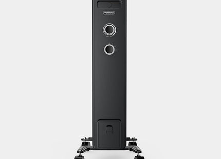 VonHaus 7 Fin Oil Filled Radiator 1500W – Black Portable Electric Heater