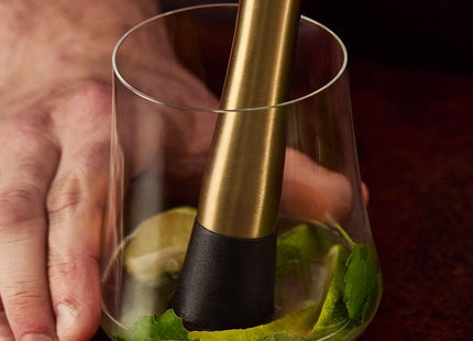 VonShef Parisian Gold Cocktail Shaker Set – 6 Piece Stainless Steel - 550ml