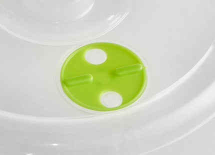 VonShef Microwave Food Plate Covers – 5 Piece Stackable Plastic Lid Set